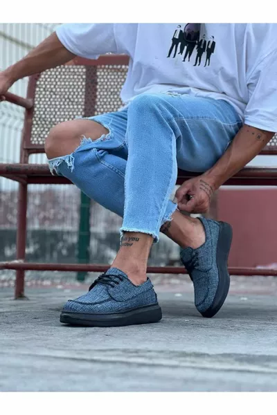  Marineblau Herren Freizeitschuhe