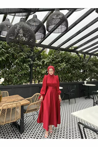 Lia Abendkleid Burgund