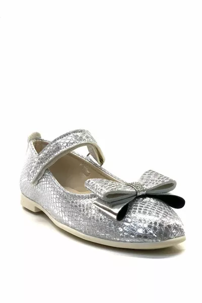  Ортопедические Девочки Серебряные Балетки