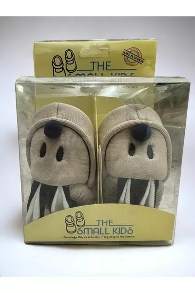 Bebek Tavşan Patik Ev Botu Deri Tabanlı