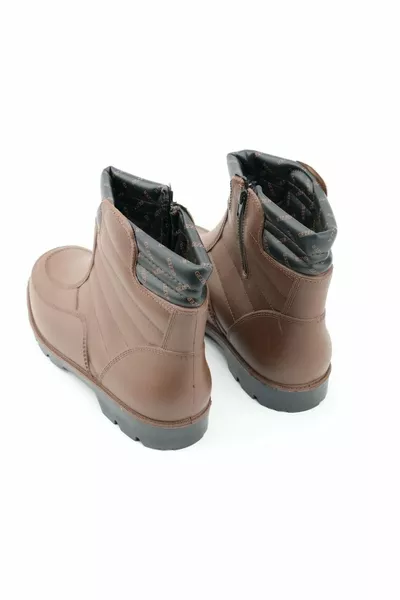 أحذية شتوية رجالية مبطنة بسحاب