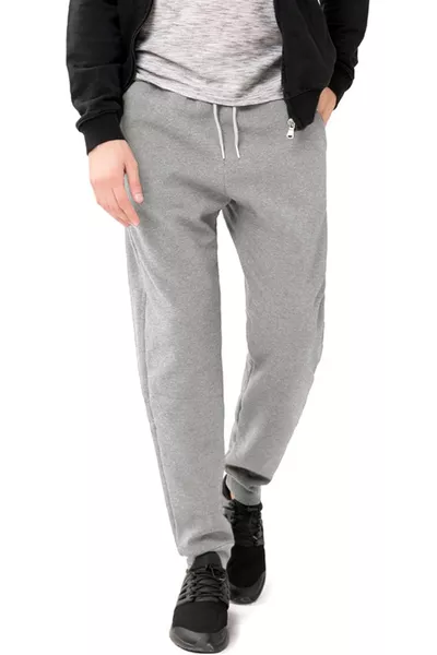 بنطال رياضي رجالي شتوي فائق الحرارة مبطن بشيربا للركض النشط بساق عادية