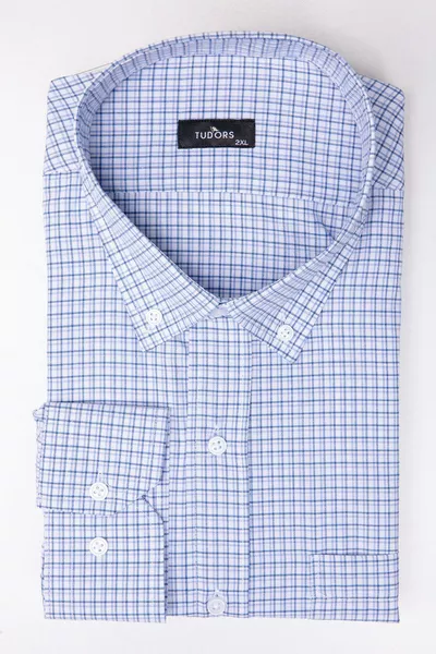 Men's Big Size Long Sleeve Striped White Shirt