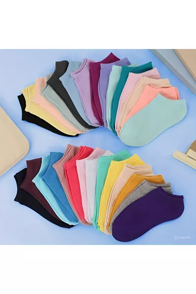 8 чифта икономични дамски чорапи Koton в смесени цветове