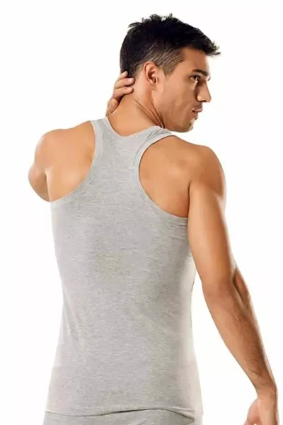 Men's 3-Pack Cotton Ribbed Sports Tank Top Abani Classic