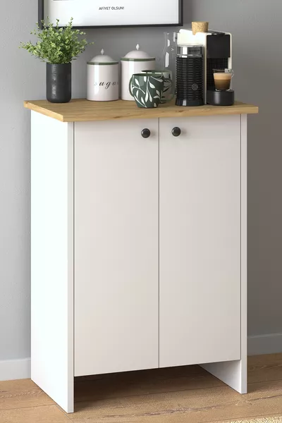 ركن القهوة صول ميدي خزانة مطبخ متعددة الاستخدامات