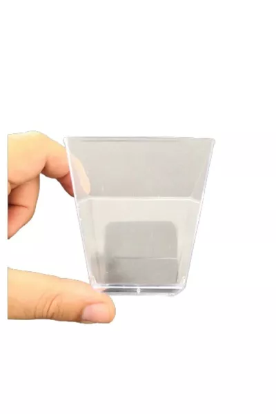 Bol de dessert, bol pour mezzé et salade, bol de fête prismatique cubique, pièce cc