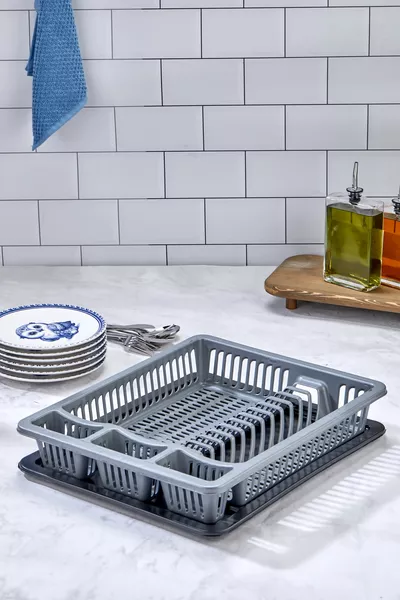 Tezgah Üstü Bulaşıklık - Kurutmalık - Tabaklık - Bardaklık - Kaşıklık