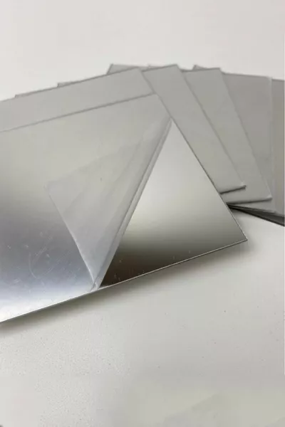 Decorative Plexiglass Mirror (SELF-ADHESIVE) 2 Pieces - (DOES NOT FUNCTION AS A GLASS MIRROR)