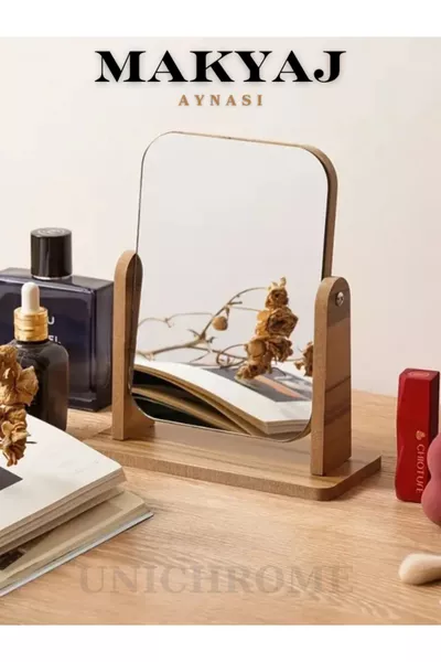 Specchio El Aynası Specchio da Tavolo Specchio da Trucco Regolabile Quadrato Specchio per Trucco cm