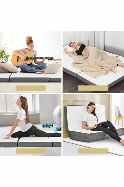 Мимоза Ортопедичен Виско Сгъваем Еднолицев Матрак