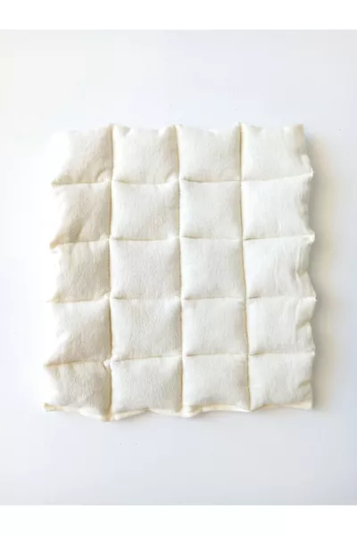 Mit ungewaschener Schafwolle gefüllte Baby-Rücken-Bauch-Brust Windel (CM*CM für 1-3 Jahre) creme