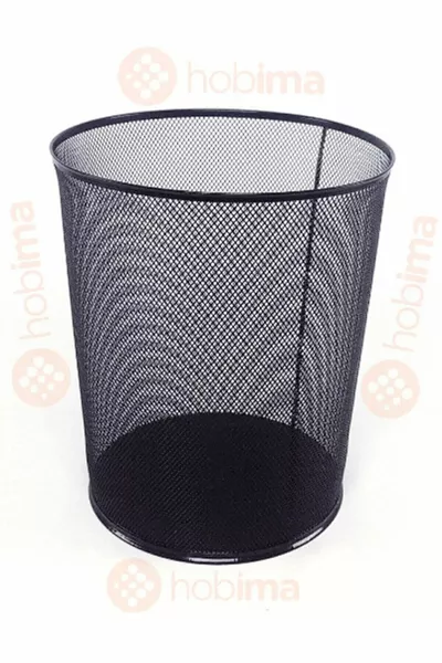 Glance кош за боклук метална мрежа черен