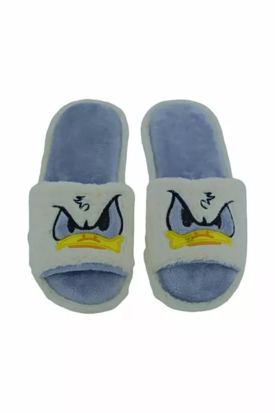 بوبي - شبشب منزل نسائي مع شكل بطة