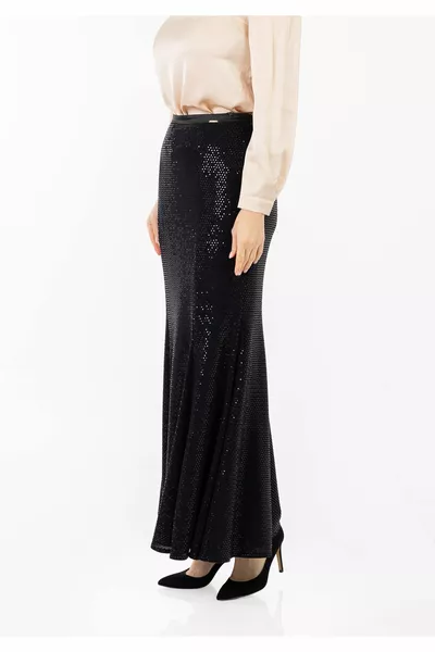 Maxi Sequined Fish Skirt