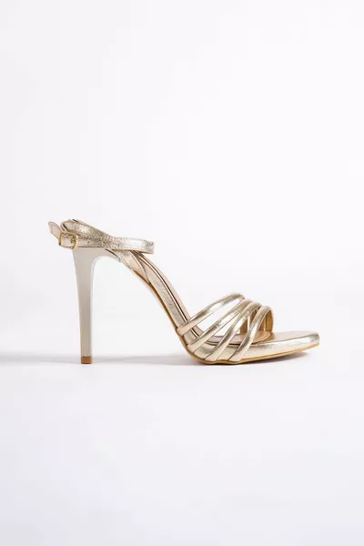 هافانا الذهب دوري متعدد الأشرطة منصة فساتين السهرة الكعب