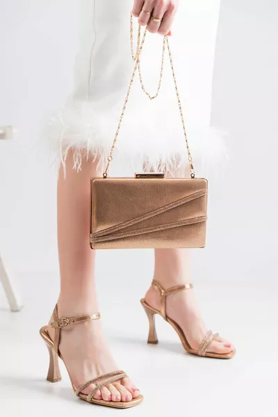 Rose Sultan 5mm.sponge orthopedic stitched sole two-strap ankle buckle shoes