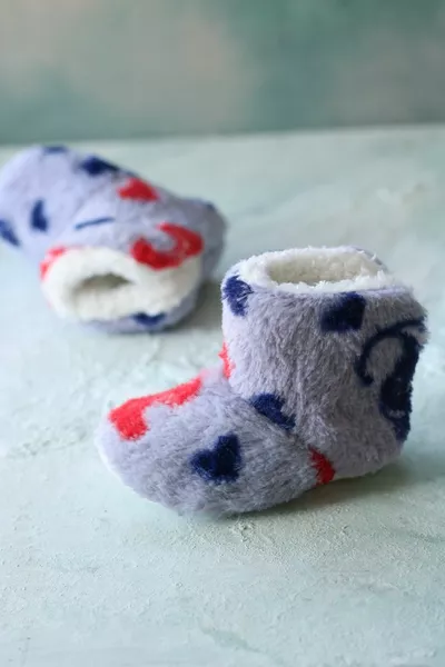 Сирма Бебе Обувки Първа Стъпка Зимен Пандуф