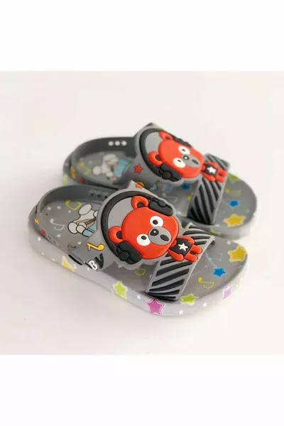 صنادل أطفال ، صنادل أطفال نعل غير قابلة للانزلاق ، أحذية صيفية