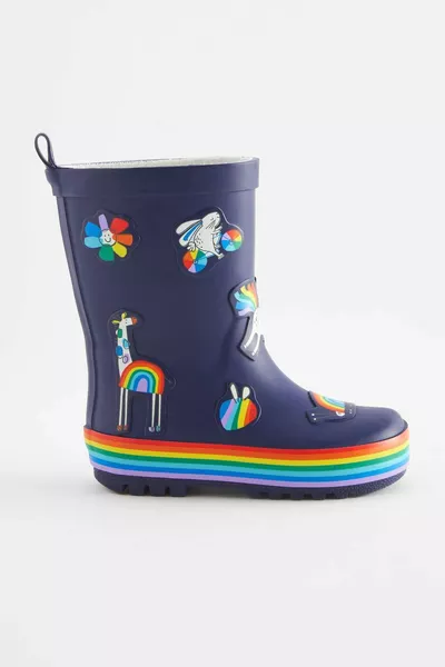 حذاء مطر منقوش للأطفال