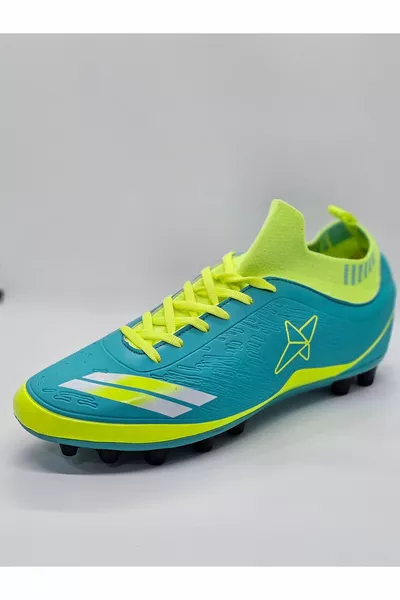 LaLiga Voetbalschoenen Turquoise Lichtgroene Sokken Voetbalschoenen