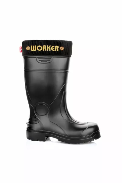 Stivali neri Worker Eva con protezione per le dita dei piedi ()