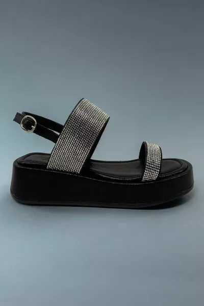 Massima  Black Stone orthopedische casual damessandalen