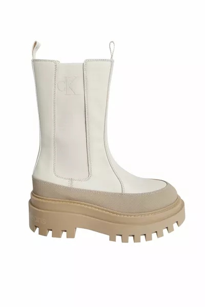 أحذية جلدية نسائية بيج 