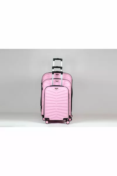 Valigia in plastica Abs Custodia larga infrangibile Set di 3