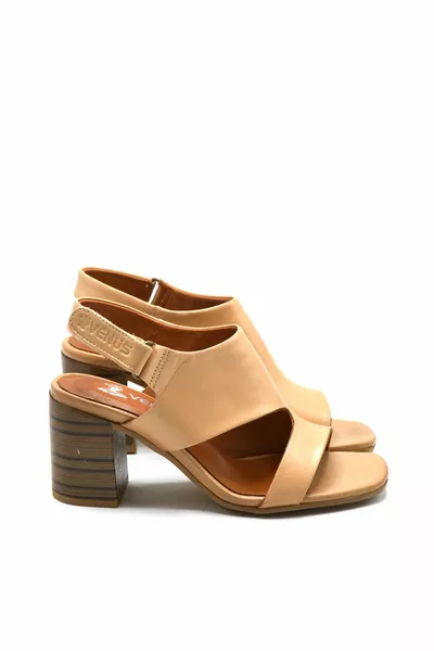 Women's Heels Leather Sandals Nude Y