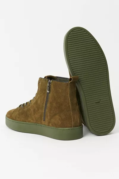 Ежедневни обувки с цип с високо изрязване 