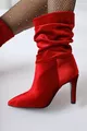 Wilma Red Velvet Сильфон Сапоги на шпильке
