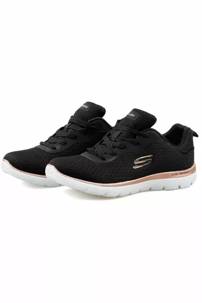 سكيتشرز سوميتس TK أحذية رياضية نسائية كاجوال أسود-وردي