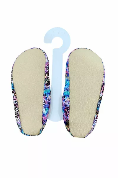 Antislip multifunctioneel zwembad en zeelaarsjes paars luipaard