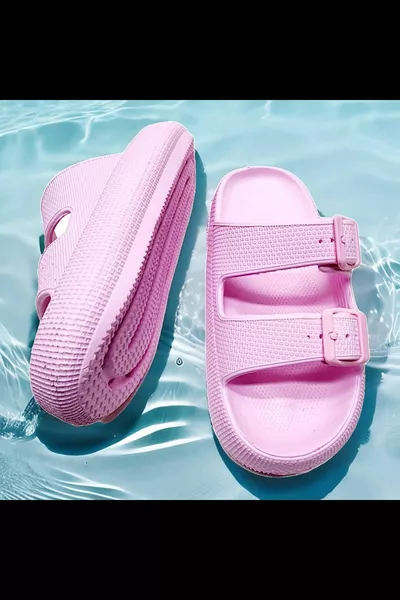 Двойная пряжка Eva Регулируемые водонепроницаемые морские, бассейновые, пляжные тапочки