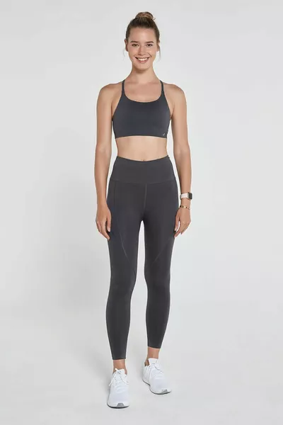 الصنوبر عالية الخصر ورفع طماق أنثراسايت