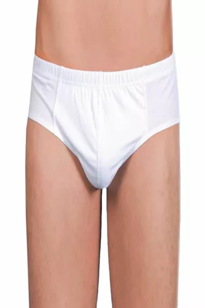 Мужские 6 шт. % хлопок белые трусики-комбинации