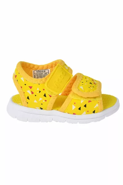 Baby Girl Желтые спортивные сандалии .y.