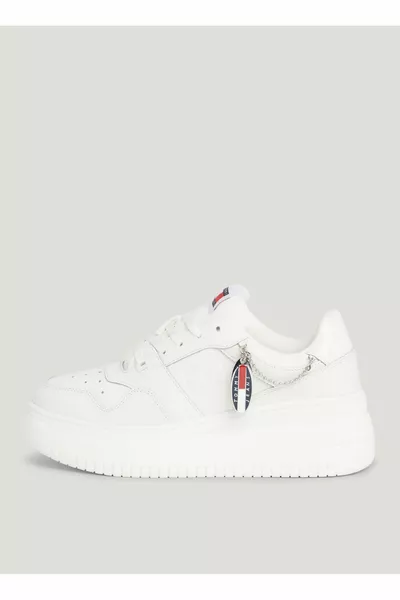 Ekru Kadın Deri Sneaker YBL