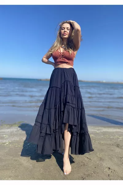 ЛЕНЕНА ПОЛА С ВОЛАНИ