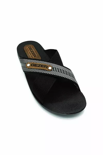 Corda da uomo pantofole nere Street Cottage Street-house pantofole 