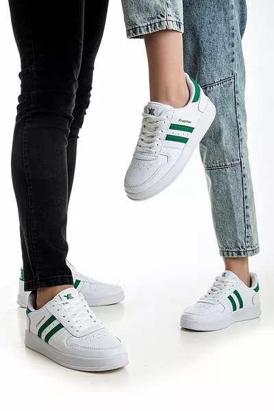 Unisex Guaranteed Orthopedic Insoles Lightweight Flexible Sturdy Sneaker Sneakers White Green