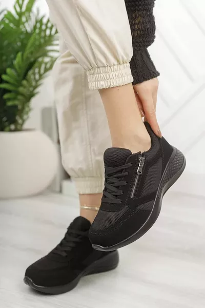 أسود - أحذية رياضية كاملة لتقويم العظام