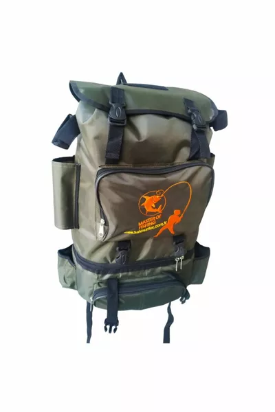 للجنسين الكاكي الصيد على ظهره