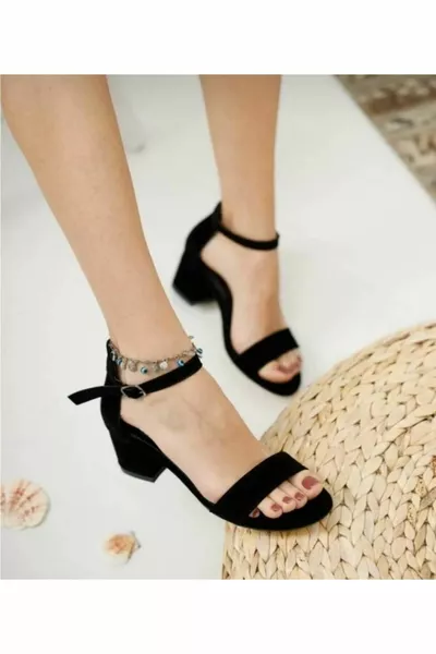 صندل شمواه بحزام واحد بكعب منخفض