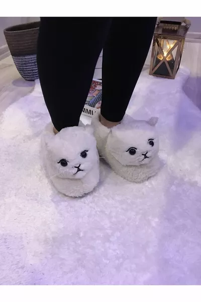 Panduf carino gattino animale figura casa invernale pantofole