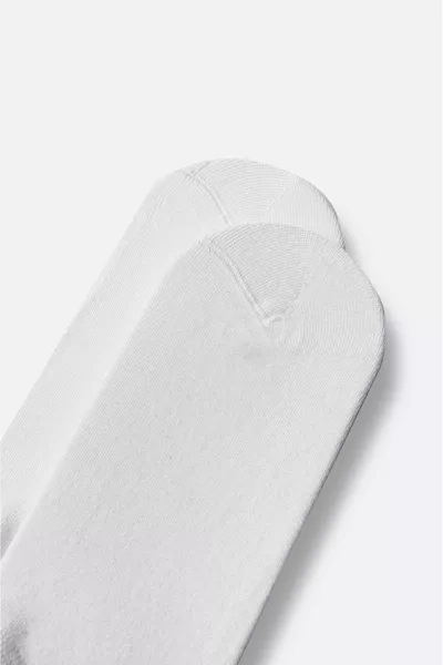 Weiße Sneaker-Socken für Herren 