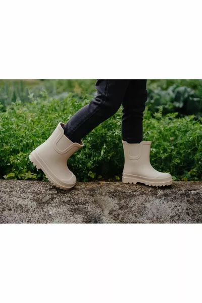 Tokio Casual Gummistiefel Beige