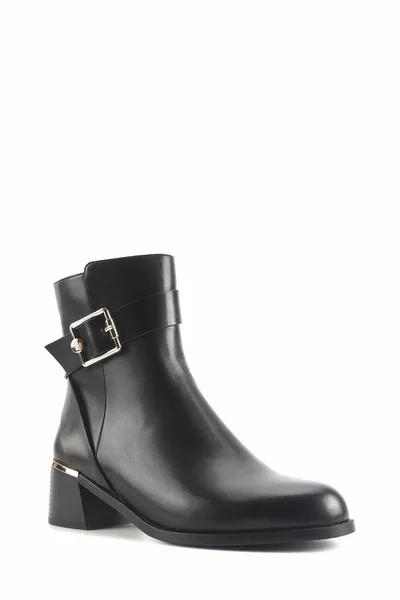 OSLO 4PR Black Women's Heeled Boots