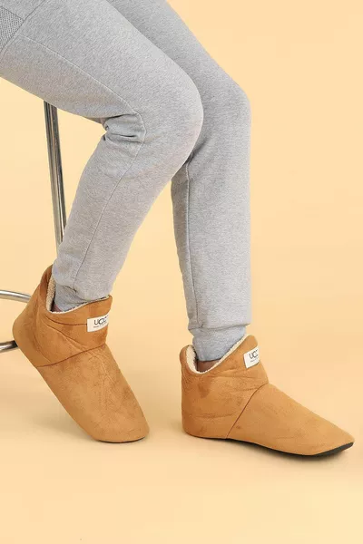  أحذية منزلية رجالية عادية باندوف هاوس شباشب تان